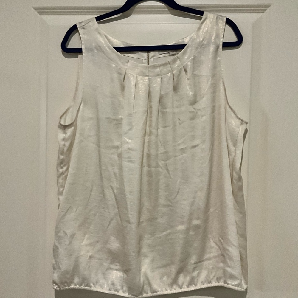 LOFT White Sleeveless Top